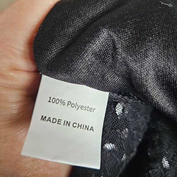 Maner Womens Glitter Sequin Dress Adjustable Spaghetti Straps Size Large Party - Picture 11 of 13